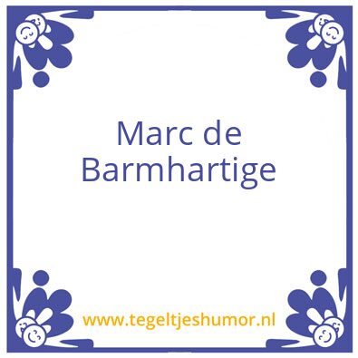 Tegeltje: Barm