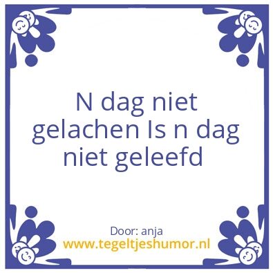 Tegeltje: tegeltjeshumor