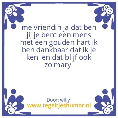 Tegeltje: beste vriendin