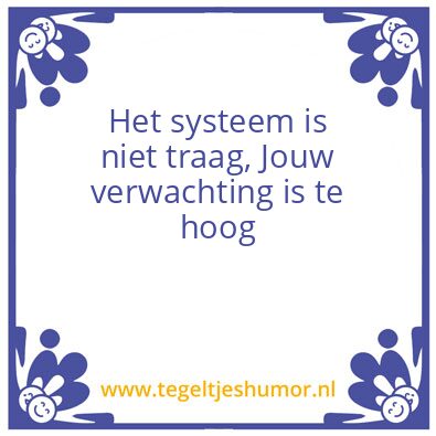 Tegeltje: ICMS Snelheid