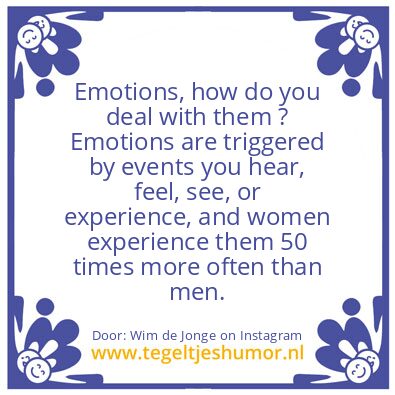 Tegeltje: Emotions 4