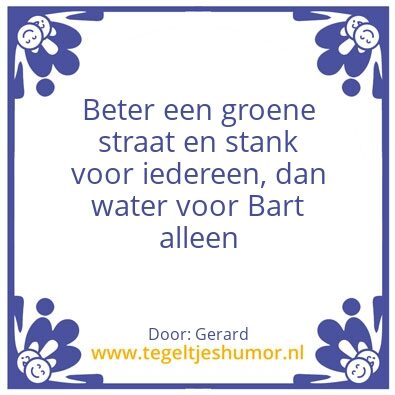 Tegeltje: Straat