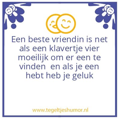 Tegeltje: Vrienschap tussen Lotteenmilou