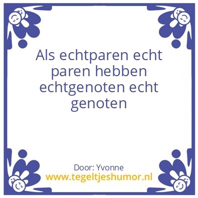 Tegeltje: Huwelijk