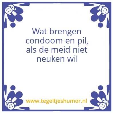 Tegeltje: klungel