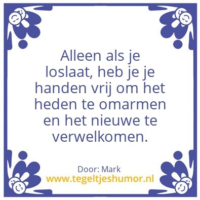 Tegeltje: Toekomst