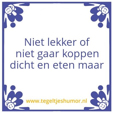 Tegeltje: Tegeltje