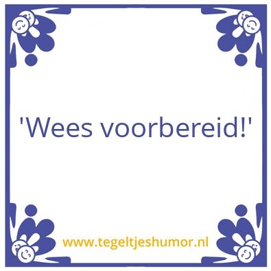 Tegeltje: Scouting
