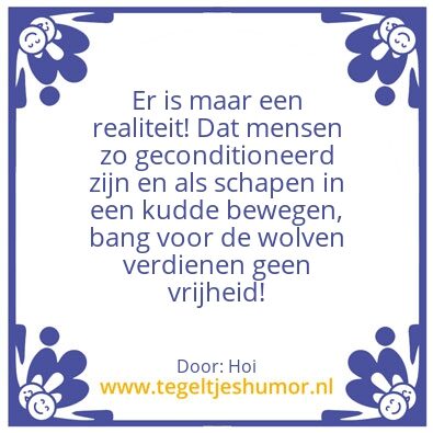 Tegeltje: Hoi