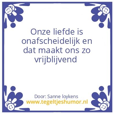 Tegeltje: Liefde