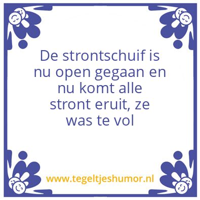 Tegeltje: /
