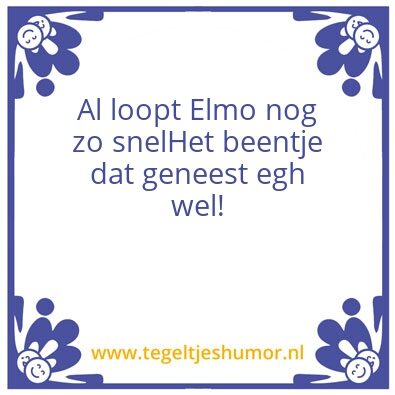Tegeltje: Fre