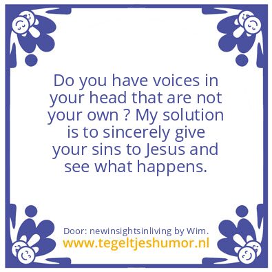Tegeltje: “voices”