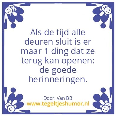 Tegeltje: Van BB