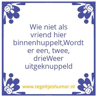 Tegeltje: Sandra