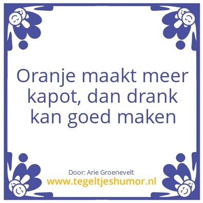 Tegeltje: Nederlands elftal