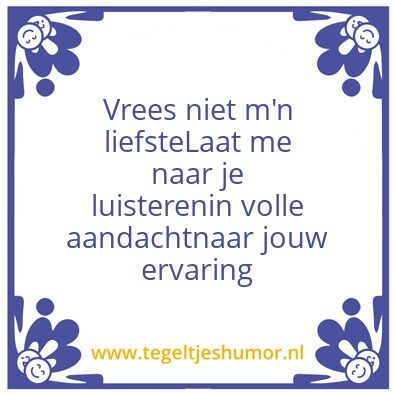 Tegeltje: Tegel