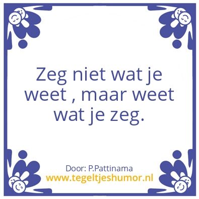 Tegeltje: spreuk