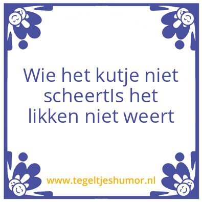 Tegeltje: Scheren