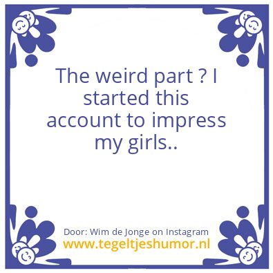 Tegeltje: my girls..