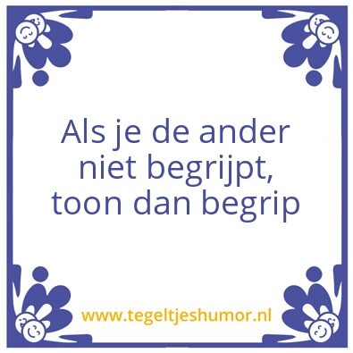 Tegeltje: Begrip