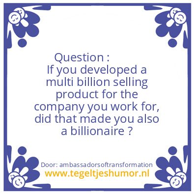 Tegeltje: A product