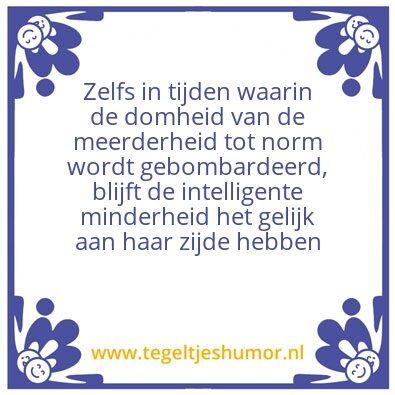 Tegeltje: Kern des levens