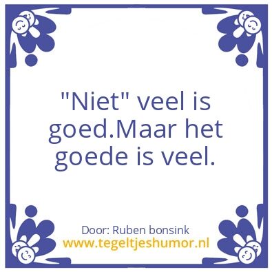Tegeltje: Spreuk