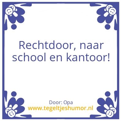 Tegeltje: –