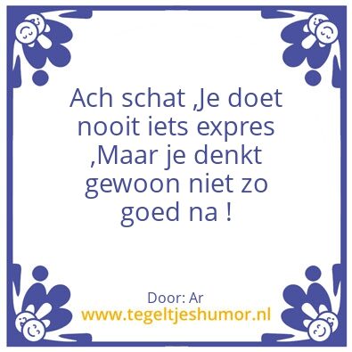 Tegeltje: Bemoediging van Mn vrouw