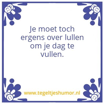 Tegeltje: .