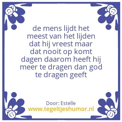 Tegeltje: Lieve Jan Willem