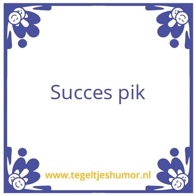 Tegeltje: 1