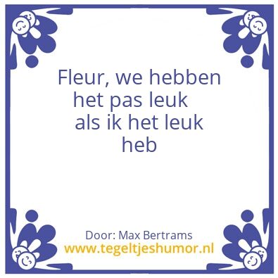 Tegeltje: Max