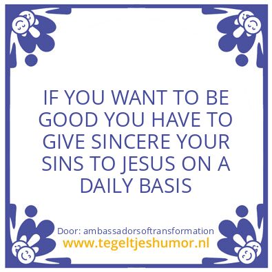 Tegeltje: IN YOUR LIFE