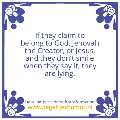Tegeltje: If they claim