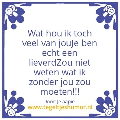 Tegeltje: Liefde