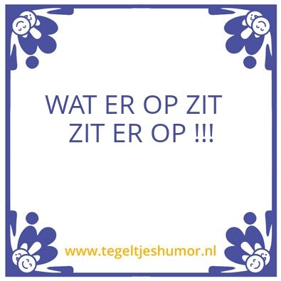 Tegeltje: GELADEN