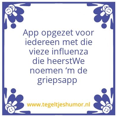 Tegeltje: Tegeltje