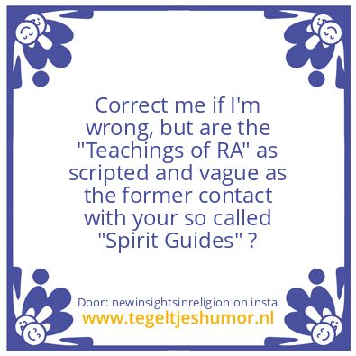 Tegeltje: Correct me if I’m wrong..