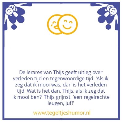 Tegeltje: Lerares
