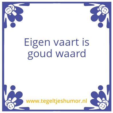 Tegeltje: Tegeltje