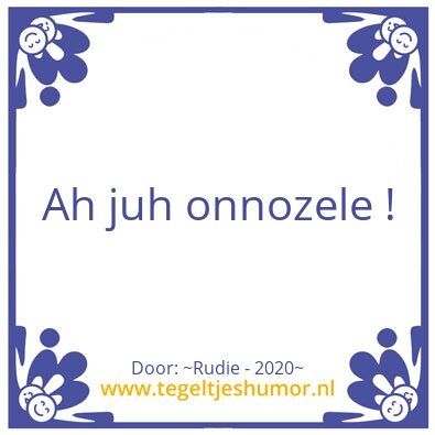 Tegeltje: Ruudje