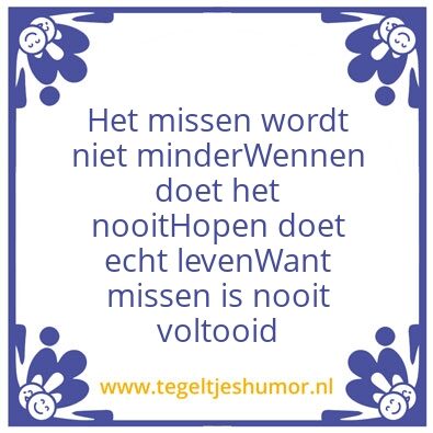 Tegeltje: spreuk