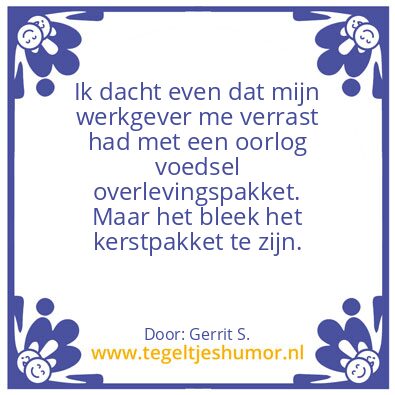 Tegeltje: Ik ben Gerrit.