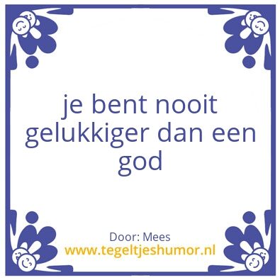 Tegeltje: Noibe’s straf