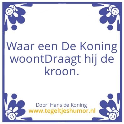 Tegeltje: zHans