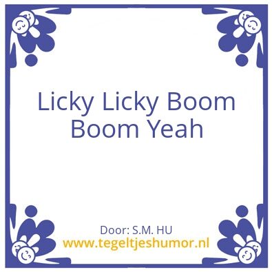 Tegeltje: HU