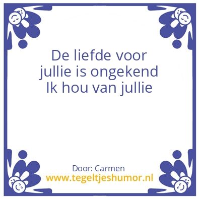 Tegeltje: Martijn en rosalie