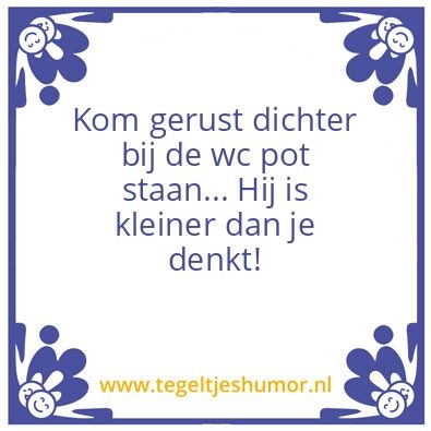 Tegeltje: wc